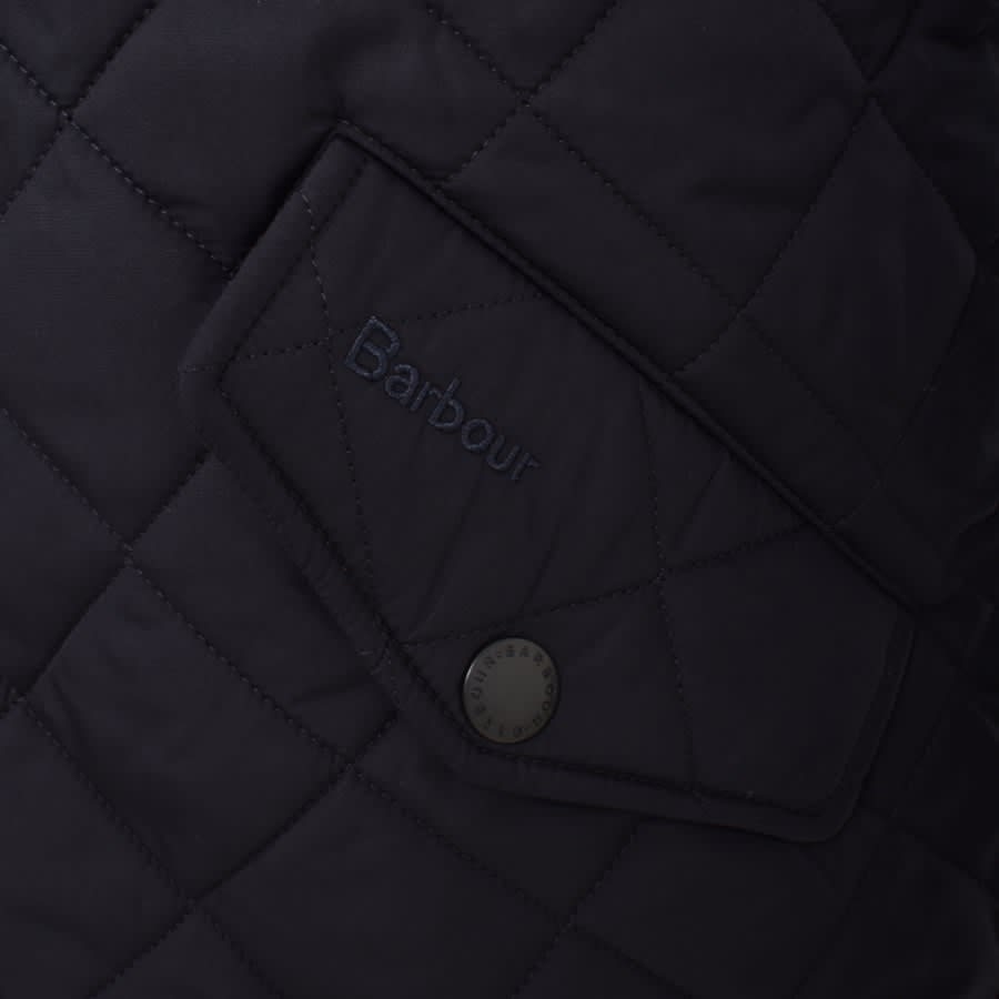 Barbour Powell Quilted Jacket Navy Mainline Menswear