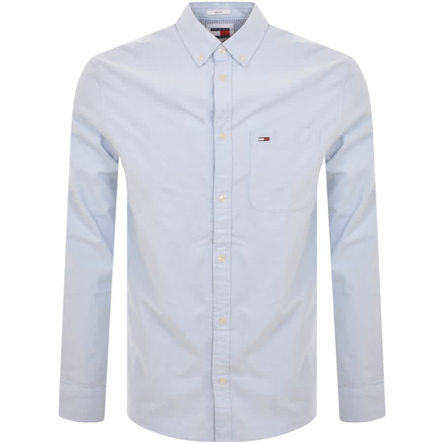 Tommy Jeans Oxford Pocket Shirt Blue