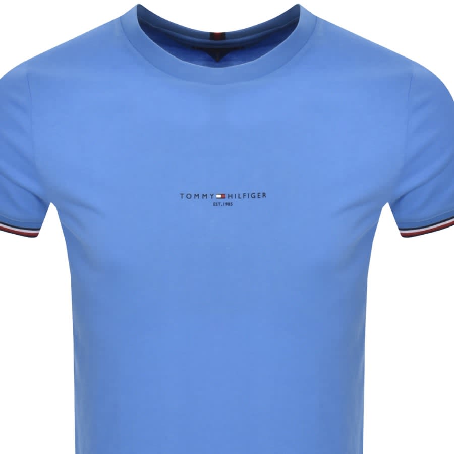 Tommy Hilfiger Tipped T Shirt Blue Mainline Menswear Canada