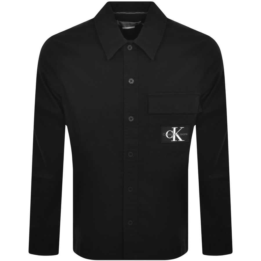 Calvin Klein Jeans Utility Overshirt Black | Mainline Menswear