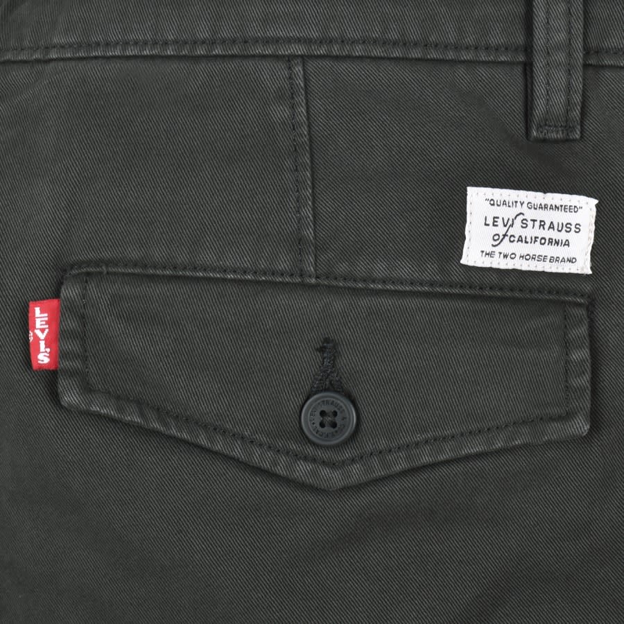 Levis XX Authentic Straight Chinos Black Mainline Menswear