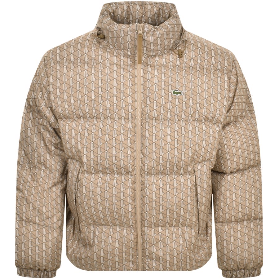 Lacoste Quilted Jacket Beige | Mainline United States