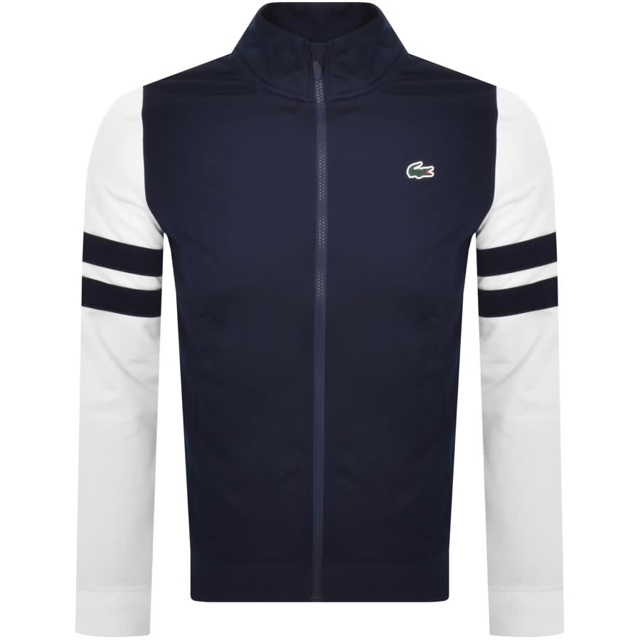 Lacoste Zip Up Sweatshirt Navy | Mainline Menswear