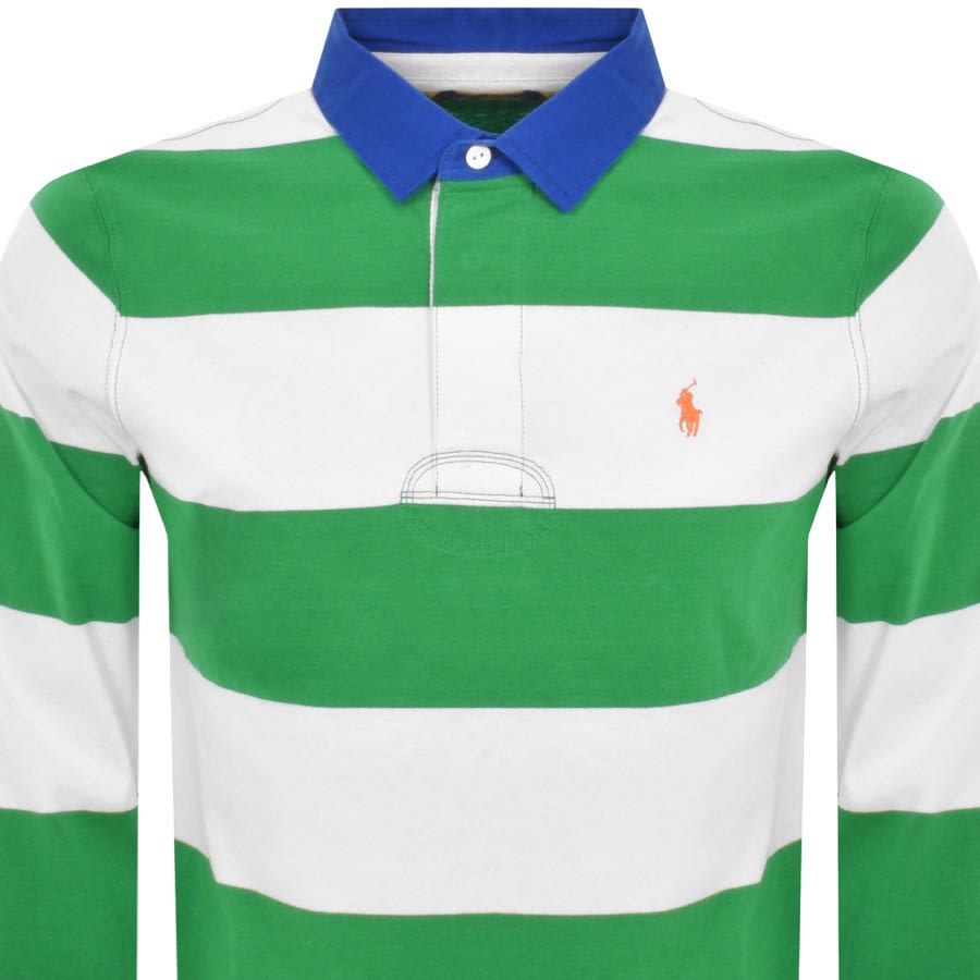 Ralph Lauren Long Sleeved Polo T Shirt Green