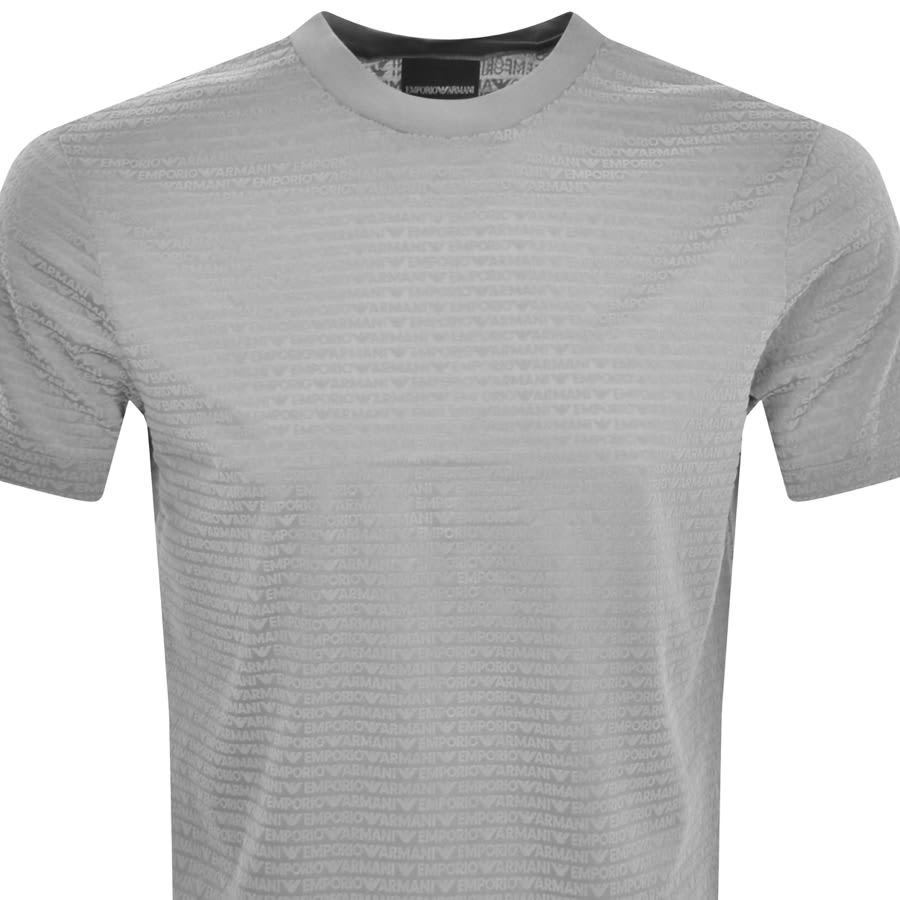 Emporio armani hot sale grey t shirt