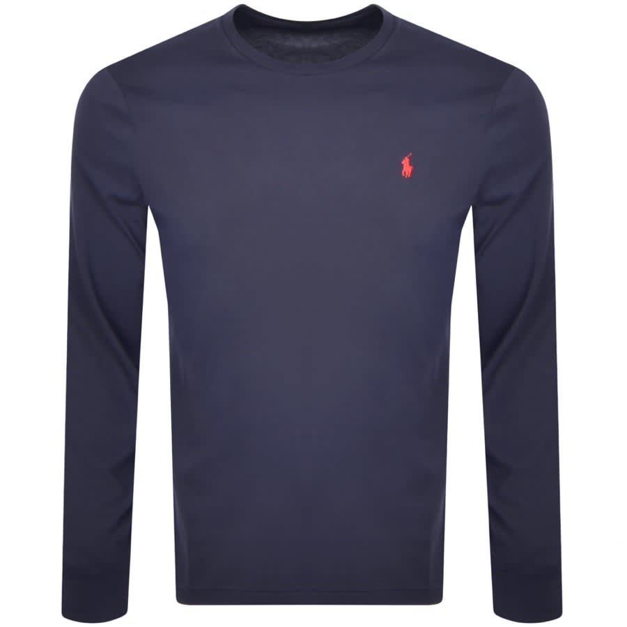 Ralph Lauren Long Sleeved T Shirt Navy Mainline Menswear United