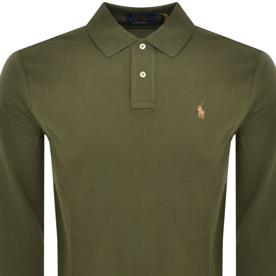 Olive green ralph lauren t best sale shirt