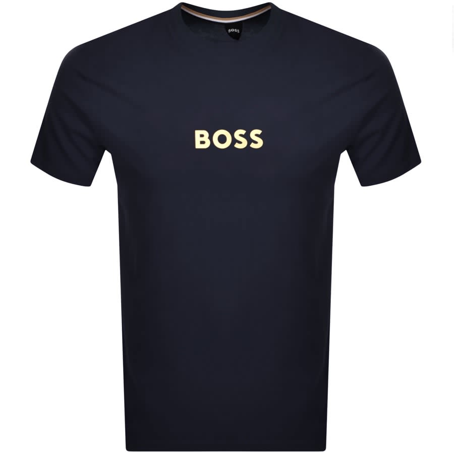 Hugo boss gold top logo t shirt