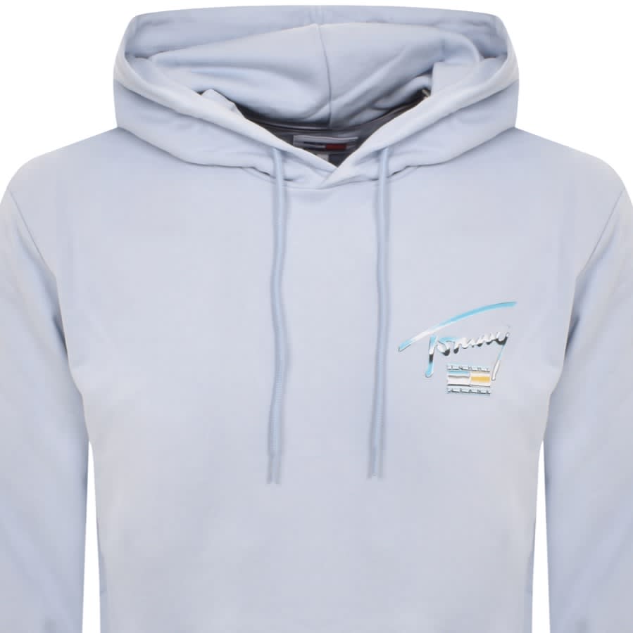 Tommy jeans blue hoodie deals