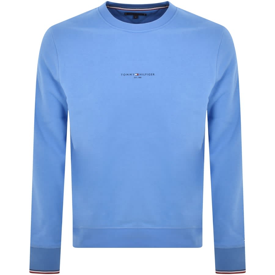 Tommy hilfiger blue sweatshirt best sale