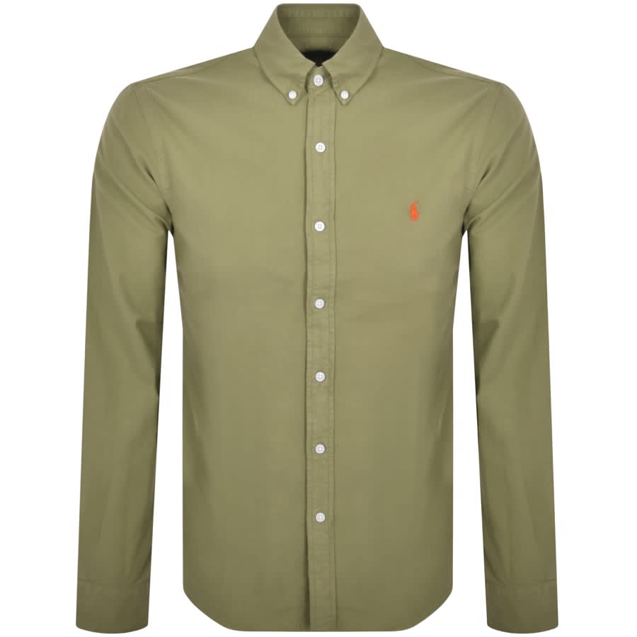 Army green clearance ralph lauren shirt