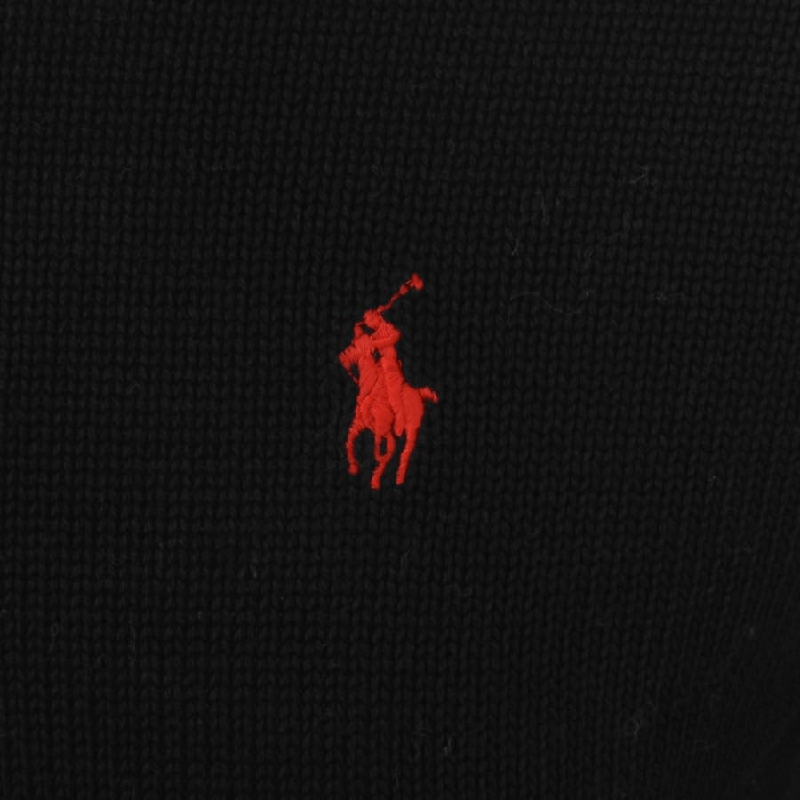 Ralph lauren half hot sale zip jumper black
