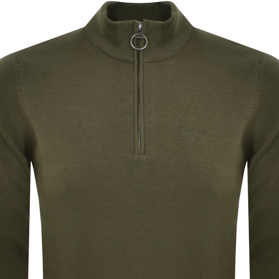 Green hotsell barbour jumper
