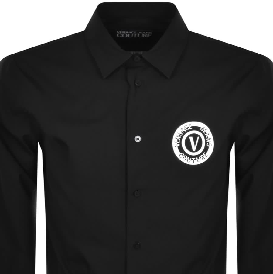 Versace Jeans Couture Long Sleeve Shirt Black Mainline Menswear