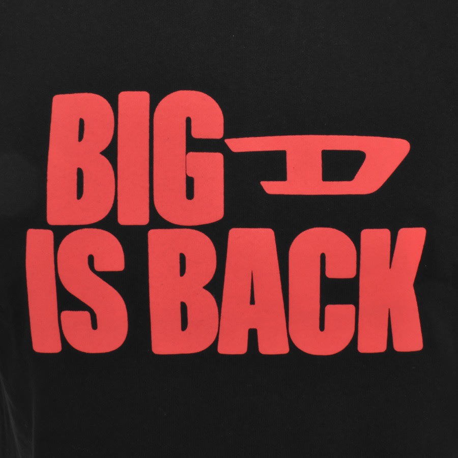 Diesel box logo t shirt outlet