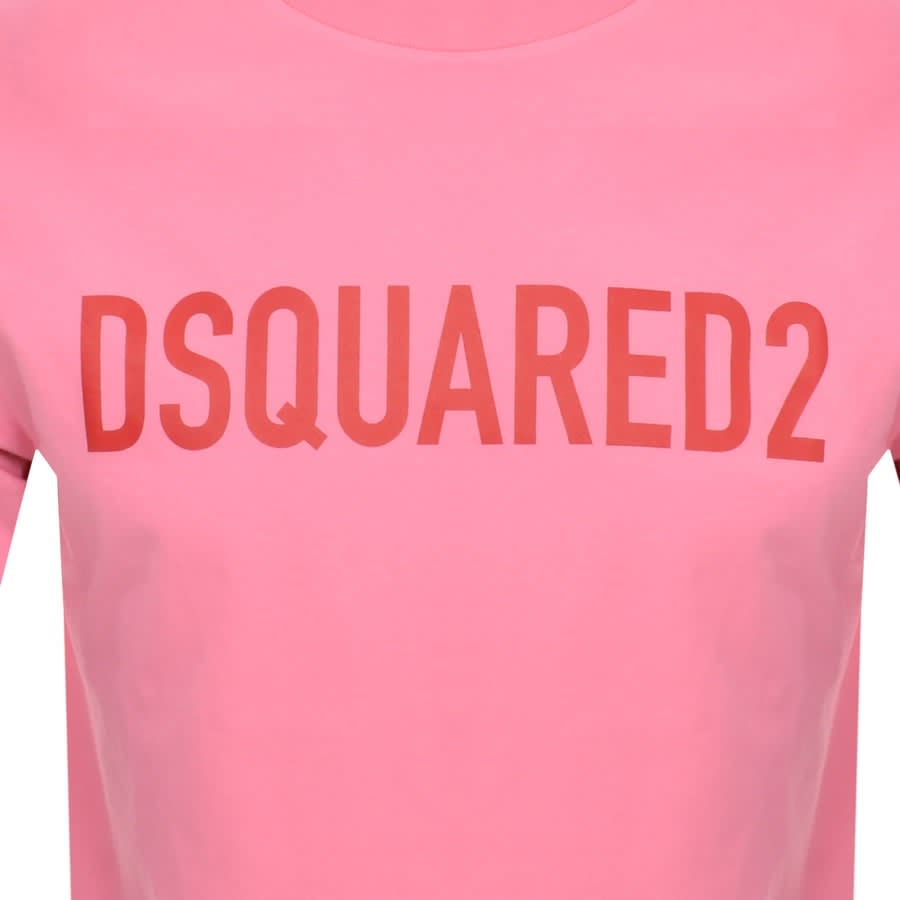 DSQUARED2 Loose Fit T Shirt Pink Mainline Menswear United States