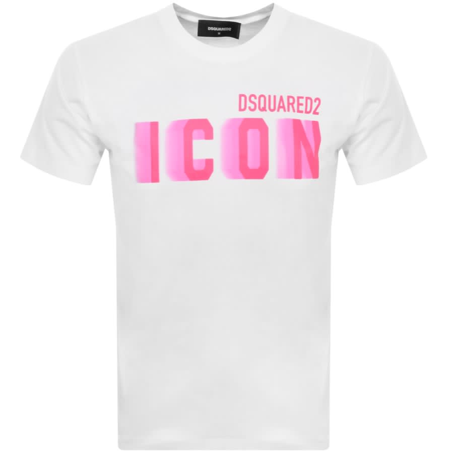 DSQUARED2 Icon Short Sleeved T Shirt White | Mainline Menswear United States