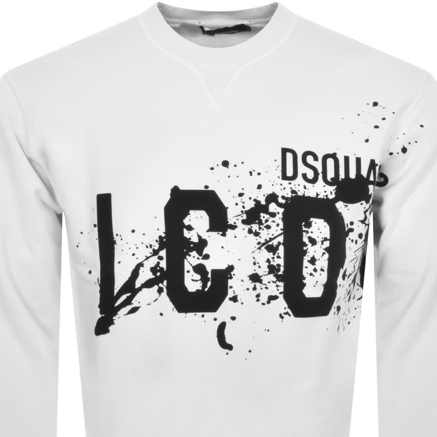 DSQUARED2 Logo Sweatshirt White