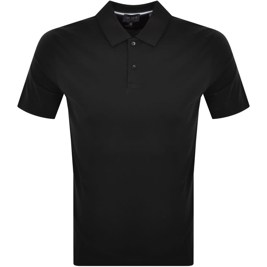 Ted Baker Slim Fit Zeiter Polo T Shirt Black | Mainline Menswear