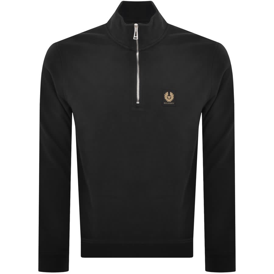 Belstaff patch sale quarter zip sweatshirt