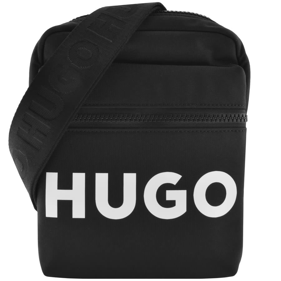 HUGO Ethon 2.0 Zip Bag Black | Mainline Menswear