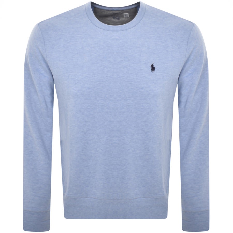 Ralph Lauren Crew Neck Knit Jumper Blue | Mainline Menswear