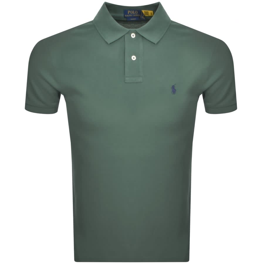 Ralph Lauren Slim Fit Polo T Shirt Green | Mainline Menswear