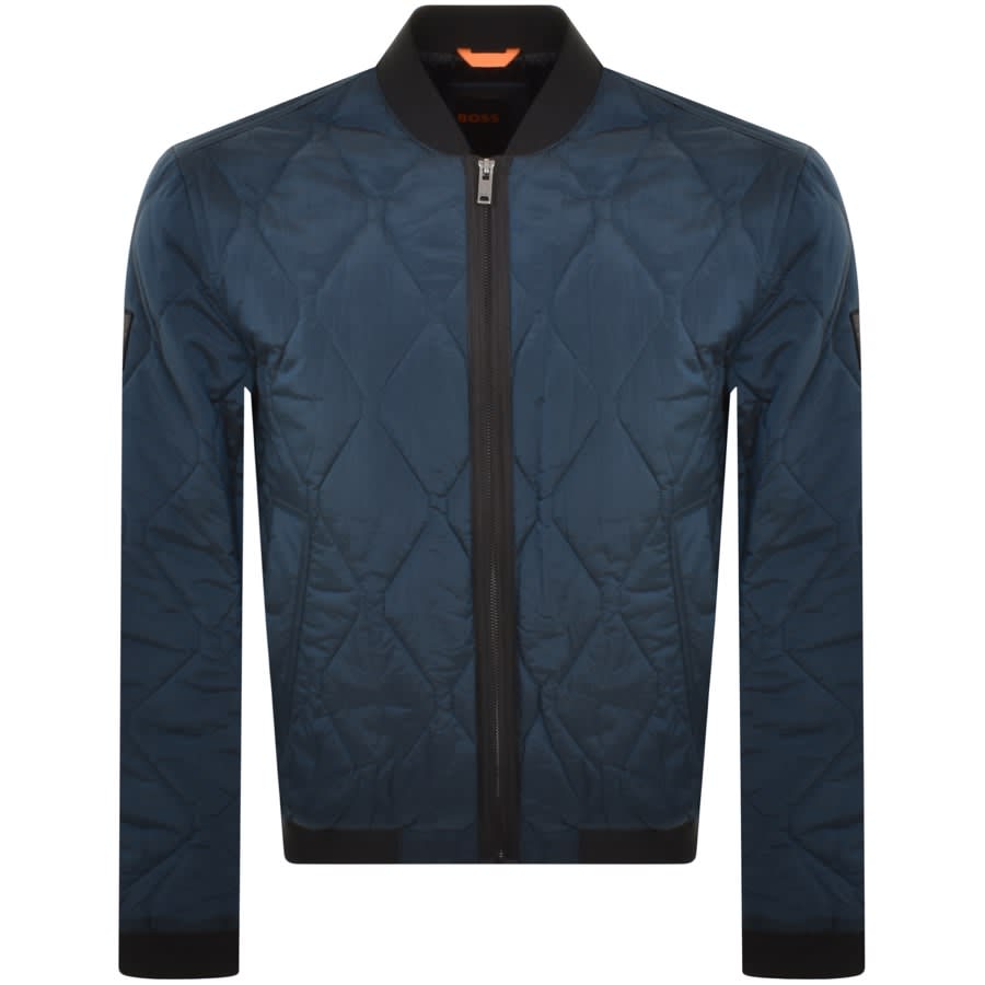 Hugo boss top quilted bomber jacket