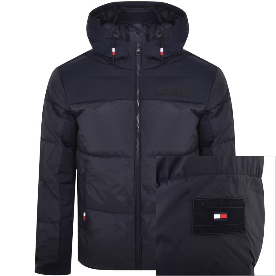 Tommy Hilfiger New York Hooded Jacket Navy | Mainline Menswear