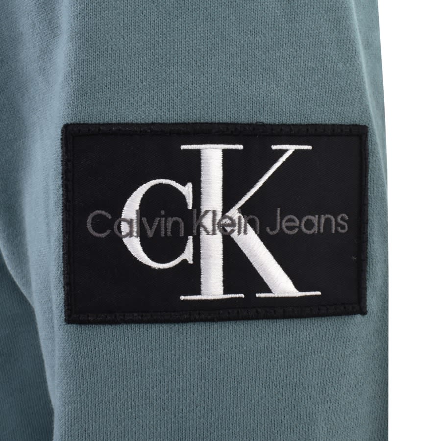 Calvin Klein Jeans Logo Hoodie Blue