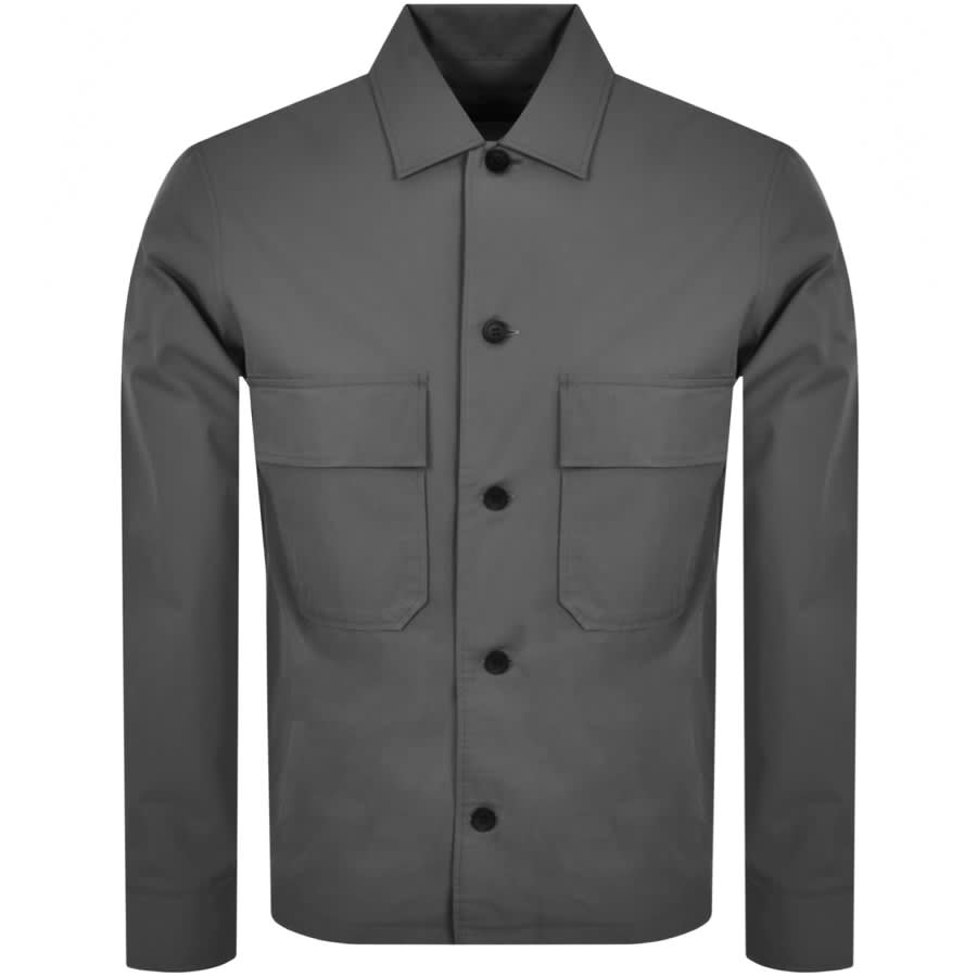 Calvin klein men's shirt collar sales wool jacket