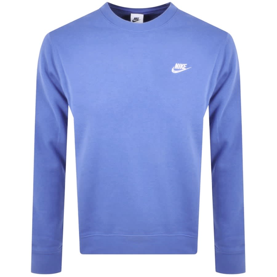 Nike Crew Neck Club Sweatshirt Blue | Mainline Menswear