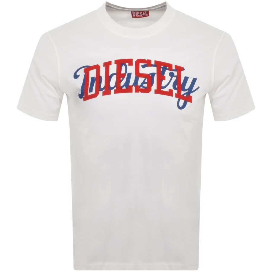 Diesel T Just N10 T Shirt White | Mainline Menswear