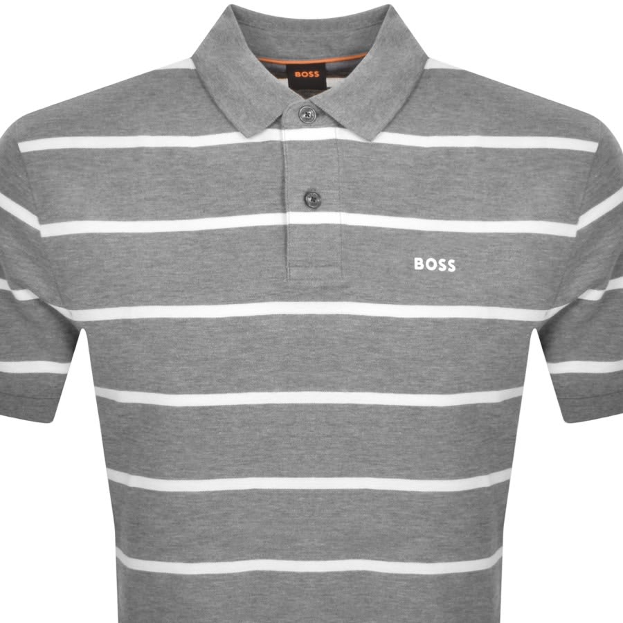 Hugo boss polo striped sales