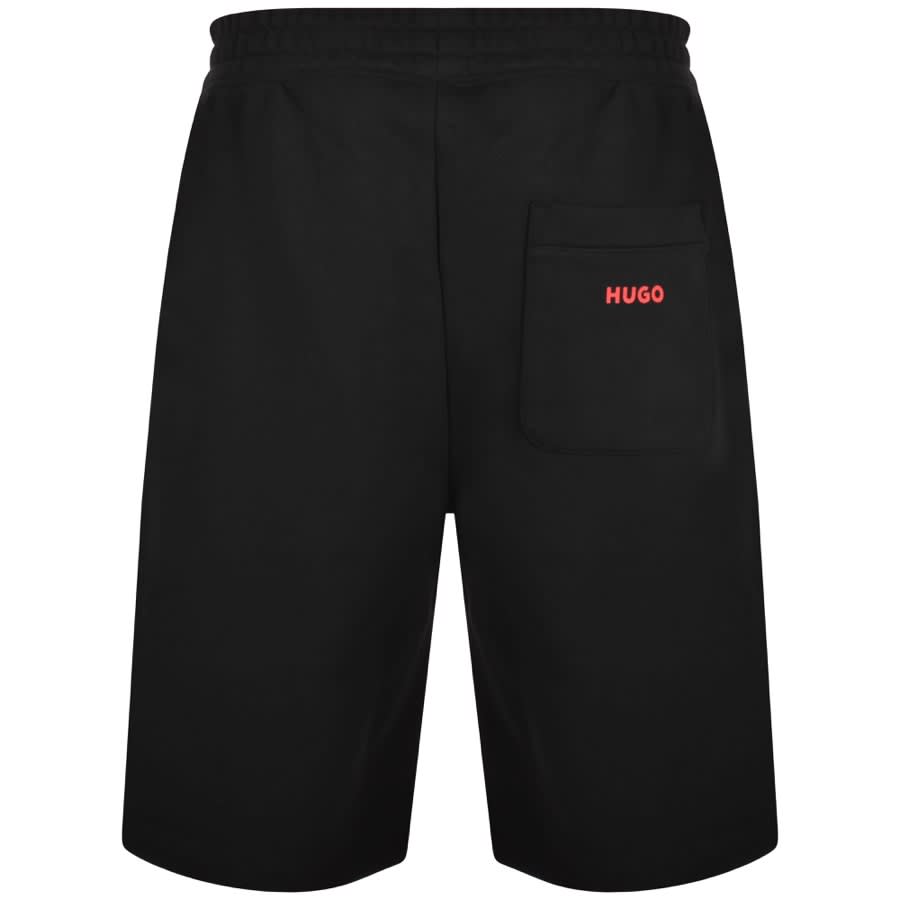 HUGO Dinque Jersey Shorts Black  Mainline Menswear United States