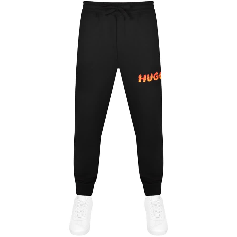 HUGO Drada Jogging Bottoms Black Mainline Menswear