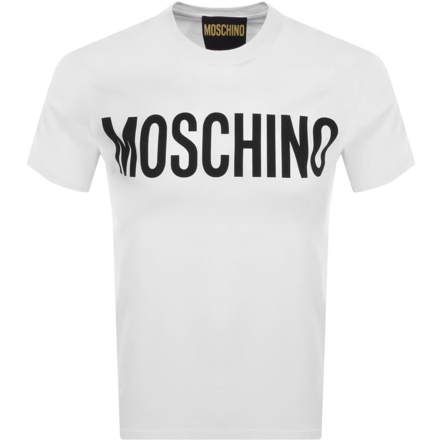 Moschino Logo T Shirt White | Mainline Menswear
