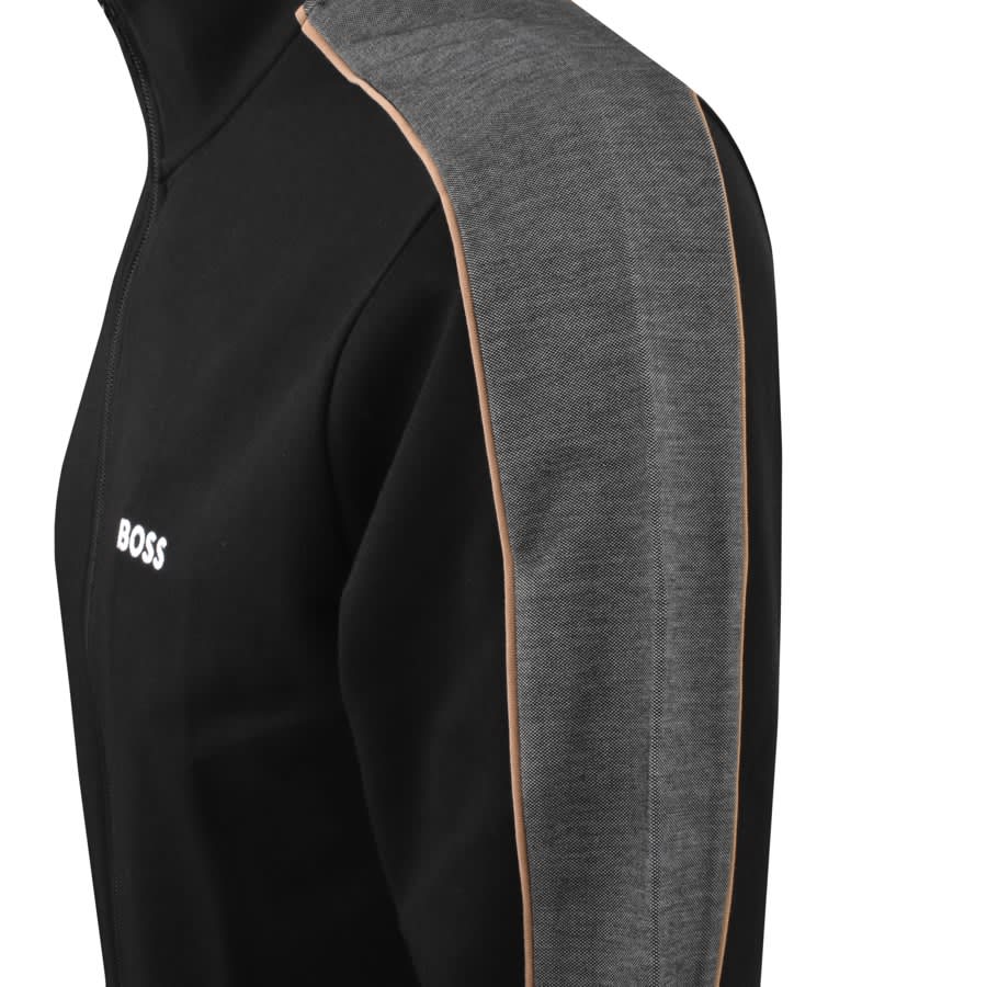 Boss bodywear lounge online full zip sweatshirt black