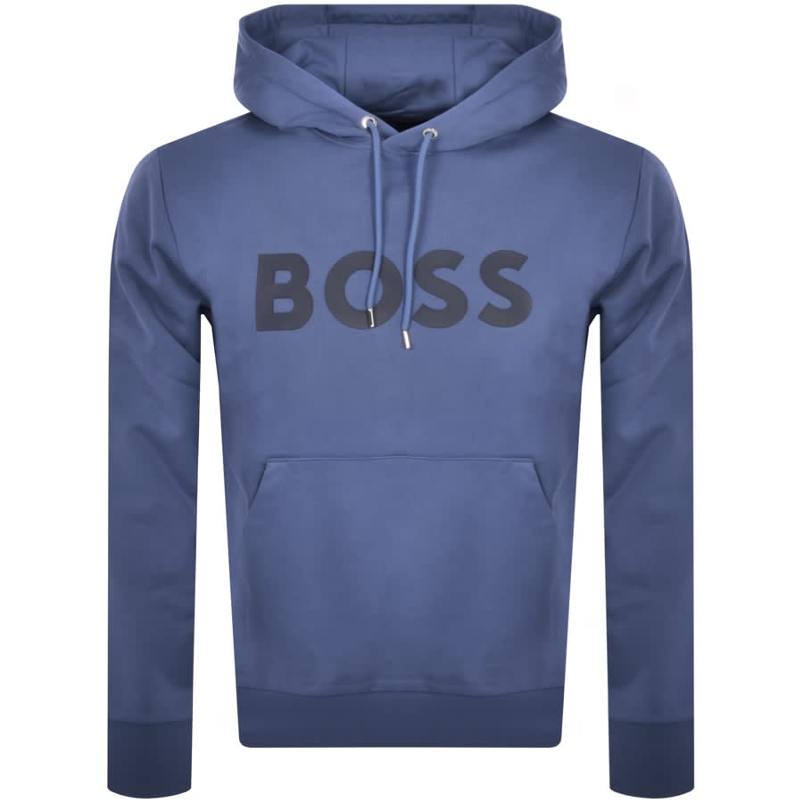 Hugo boss blue hoodie shop