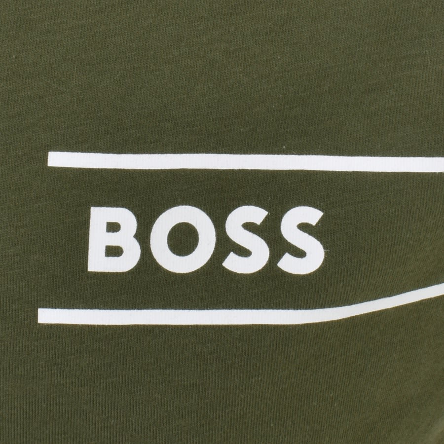 Hugo boss green t shirt shop