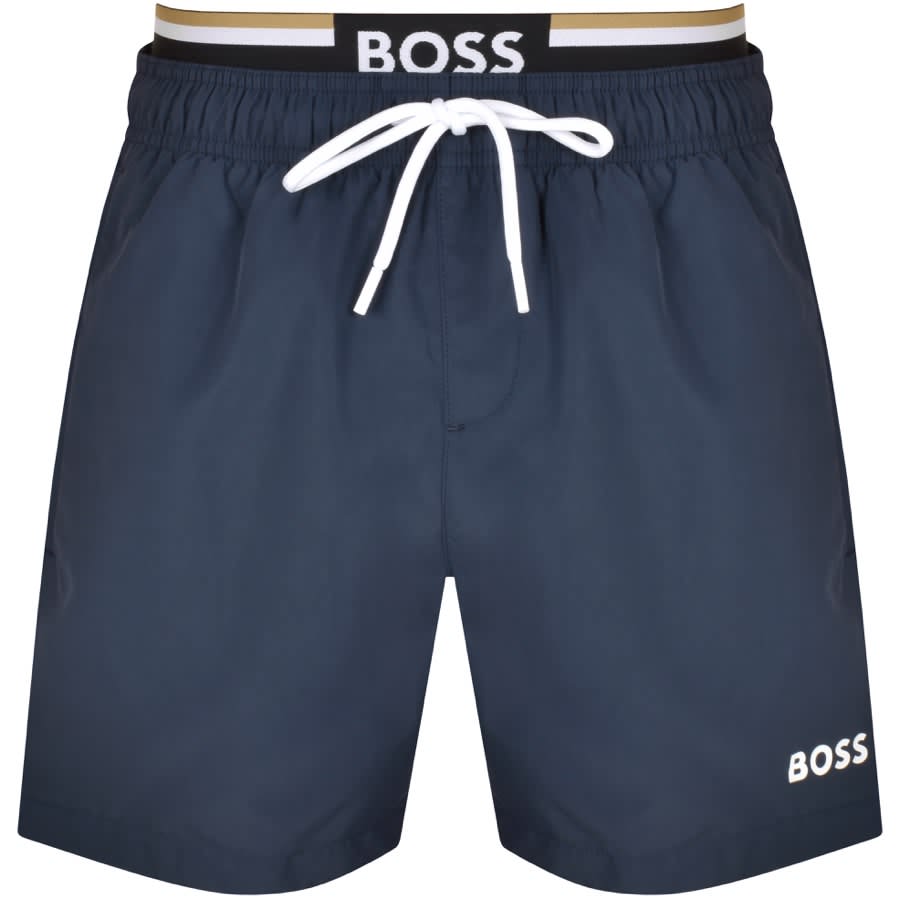 BOSS Amur Swim Shorts Navy | Mainline Menswear