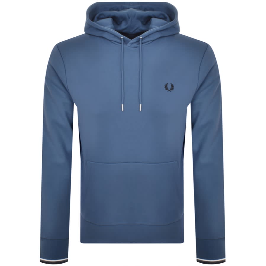 Fred Perry Tipped Logo Hoodie Blue Mainline Menswear Canada