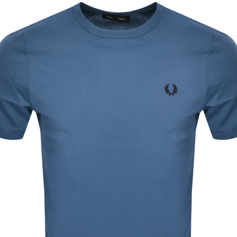 Fred perry ringer t shirt blue clearance