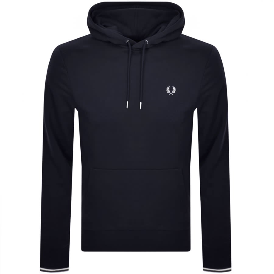 Fred Perry Tipped Hooded Tracksuit Navy Mainline Menswear United