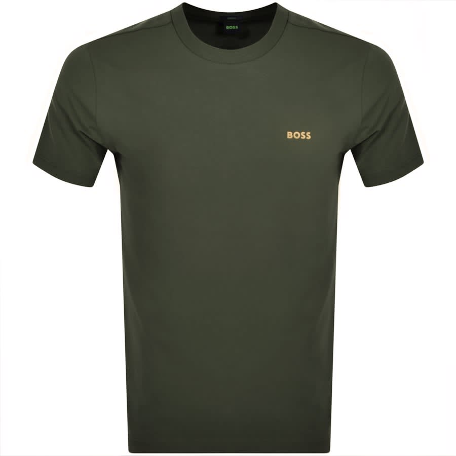 BOSS Tee T Shirt Green | Mainline Menswear
