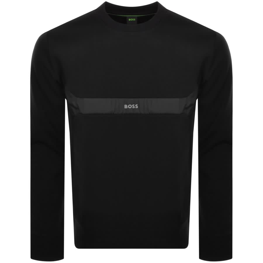 BOSS Salbon Sweatshirt Black Mainline Menswear United States