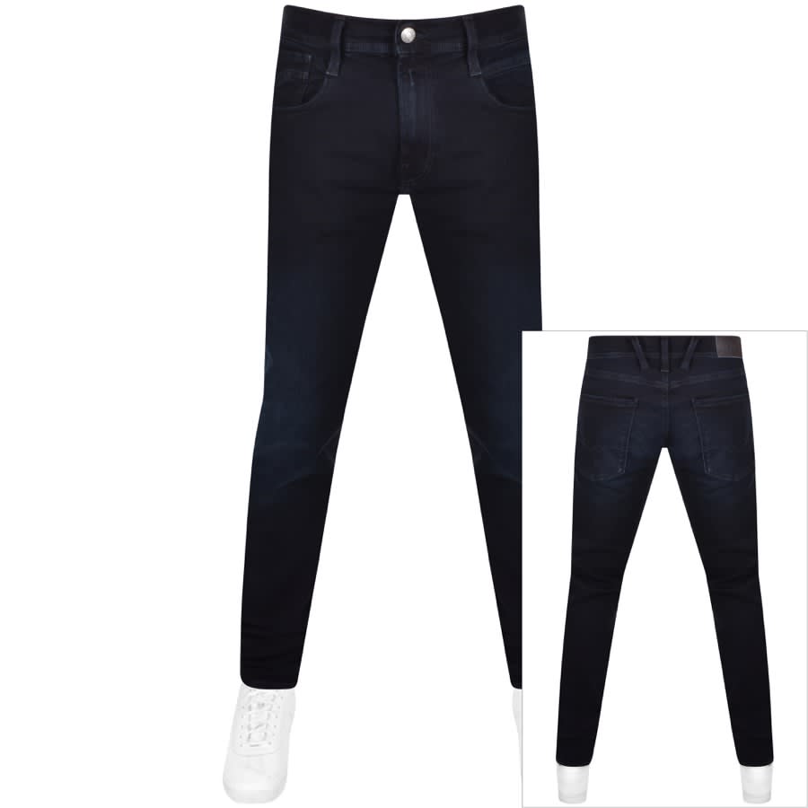 Replay Anbass Slim Fit Jeans Navy Mainline Menswear Ireland