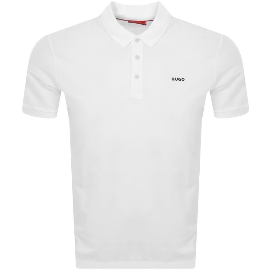 Mens white store hugo boss shirt