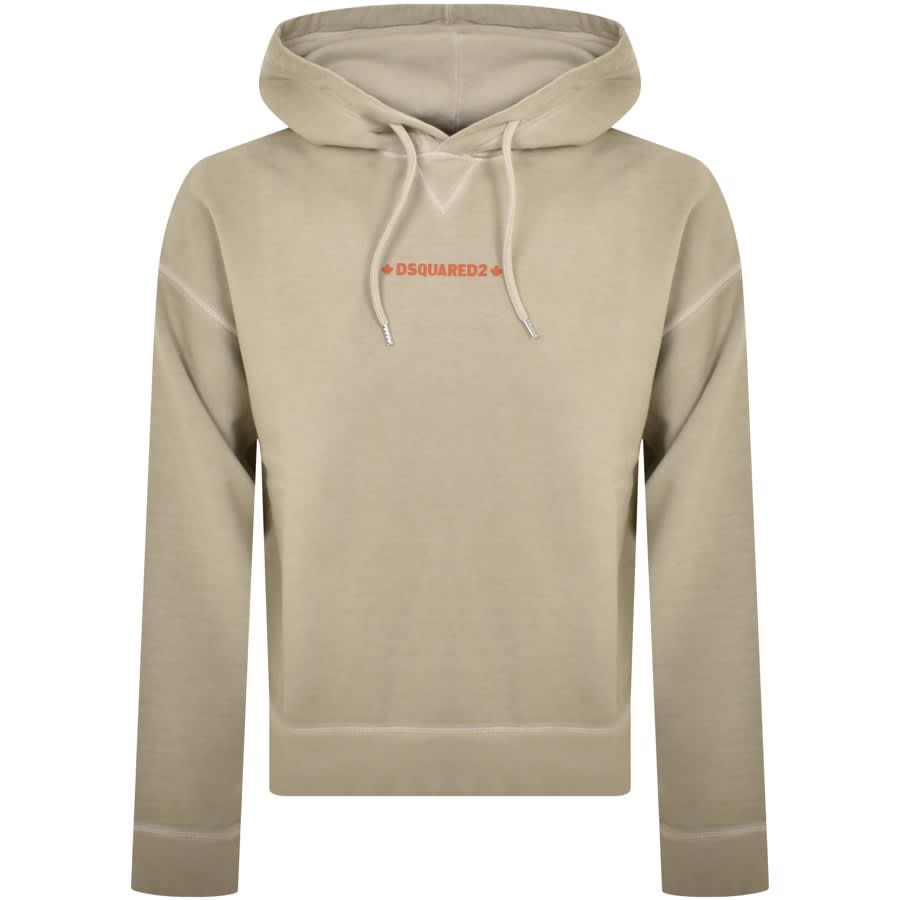 パーカー・フーディ D SQUARED2 SWEATSHIRT WITH LOGO PRINT (S71GU0598_S25516900) DSQUARED2 Cipro Fit Pullover Hoodie Beige | Mainline
