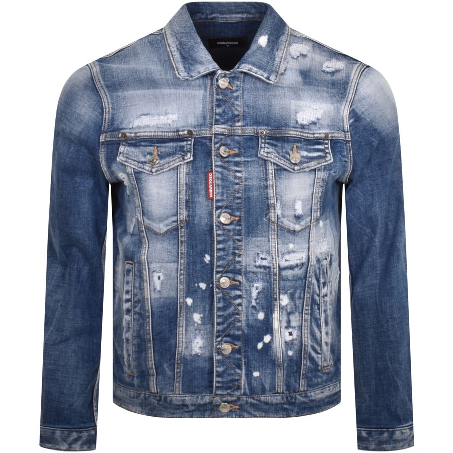 DSQUARED2 Dan Jean Jacket Blue | Mainline Menswear